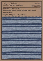 Vải cotton eco indigo