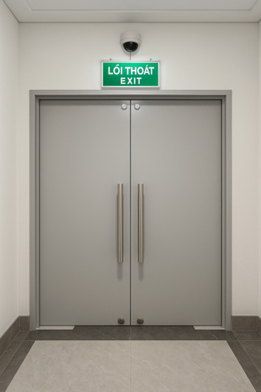 Cửa thép chống cháy mở 2 chiều