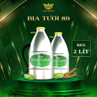 Bia tươi 89 keg 2 lít