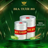 Bia tươi 89 keg 30/50 lít