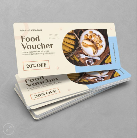 In nhãn quà tặng Voucher