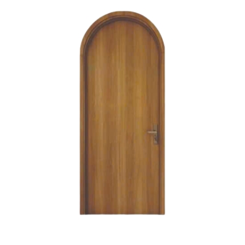 Cửa gỗ nhựa vòm phẳng trơn GX11