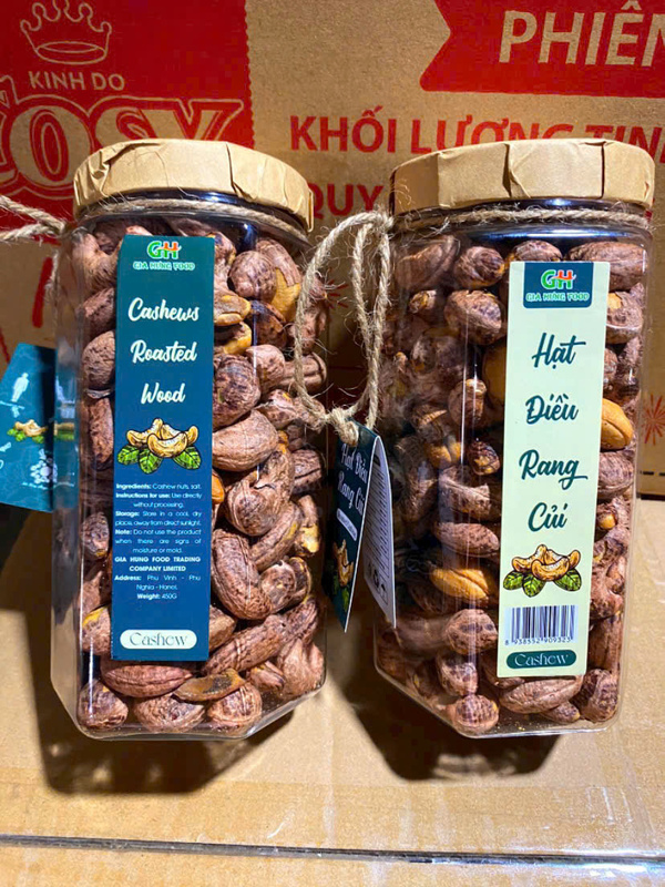 Hạt điều rang củi
