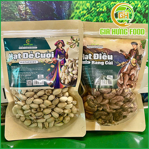 Combo hạt dẻ cười hạt điều