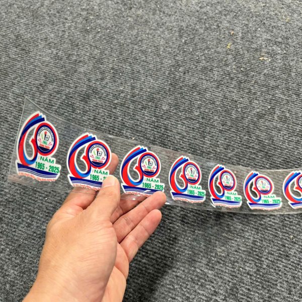 In logo DTF dán sản phẩm