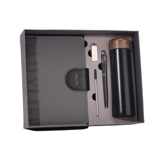 Set quà tặng sổ da bút bình giữ nhiệt