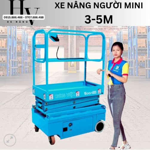 Xe nâng người mini 3m-5m SoonLift Model MSWP