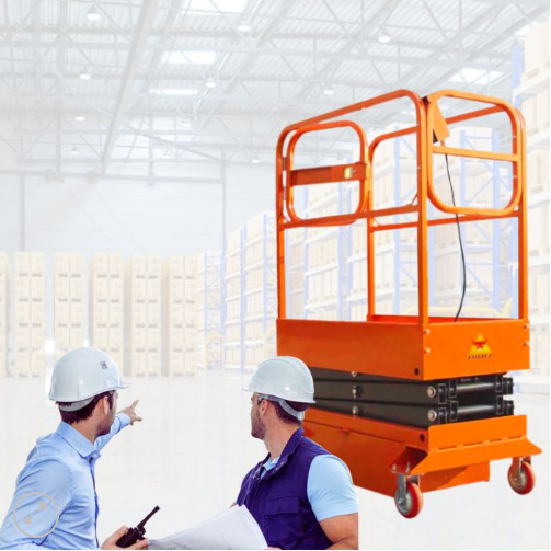 Xe nâng người mini cao 3M