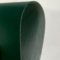 Băng tải PU xanh 0.8 ly – 1 lớp bố