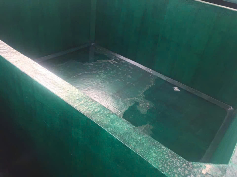Bọc phủ Composite cho bể chứa nước sạch