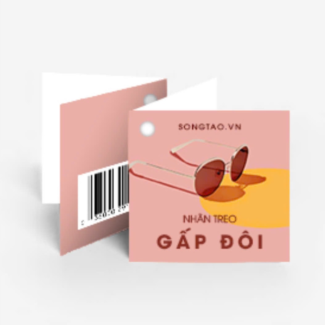 In nhãn treo gấp đôi