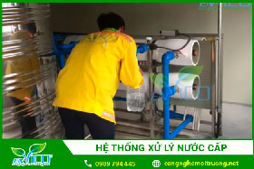 Hệ thống xử lý nước cấp đạt chuẩn