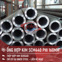 Ống đúc hợp kim SCM440 phi 160mm
