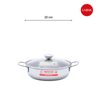 Nồi lẩu inox size 22