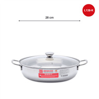Nồi lẩu inox size 28