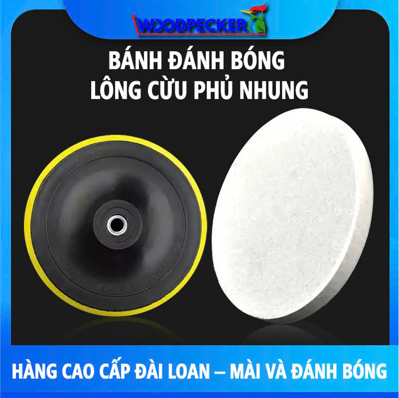 Đĩa mài lông cừu phủ nhung