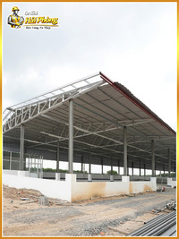 Khung thép nhà xưởng mái tôn
