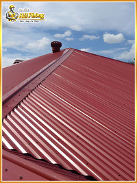 Mái tôn lợp sóng hiện đại