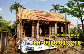 Nhà gỗ lim 3 gian