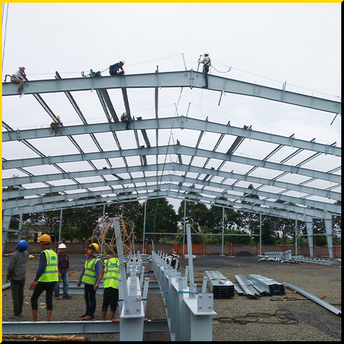 Thi công nhà thép tiền chế