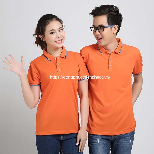 Áo thun đồng phục có cổ