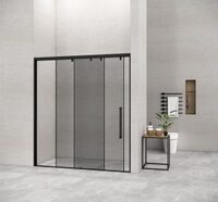 Phòng tắm kính đứng Slim FLS P21 MATTE BLACK