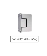 Bản lề 90 kính - tường