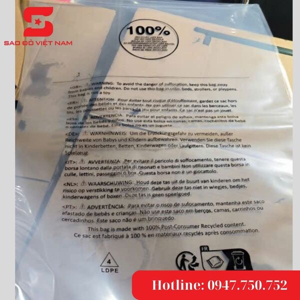 Túi PE 1 màu