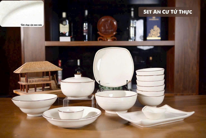 Set bàn ăn Bát Tràng