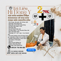 Dịch vụ gội đầu massa cổ vai gáy