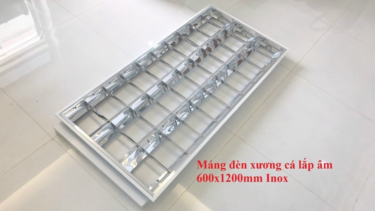 Máng đèn xương cá lắp âm 600x1200mm
