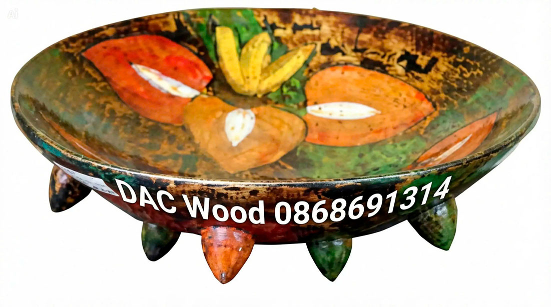 Đĩa gỗ sơn mài