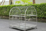 Chuồng chó mèo inox mái vòm