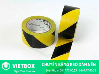 Băng keo dán nền sọc vàng đen