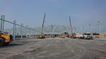 Thi công nhà máy phân bón Bình Điền II KCN Long Hậu 13700m2