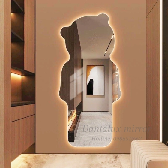 Gương trang trí soi toàn thân có đèn Led cao cấp Dantalux D97