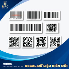 In decal dữ liệu biến đổi