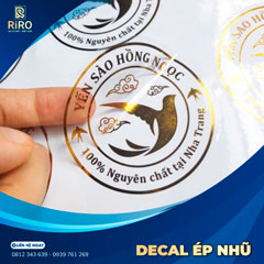 In decal ép nhựa