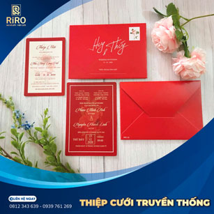 In thiệp cưới