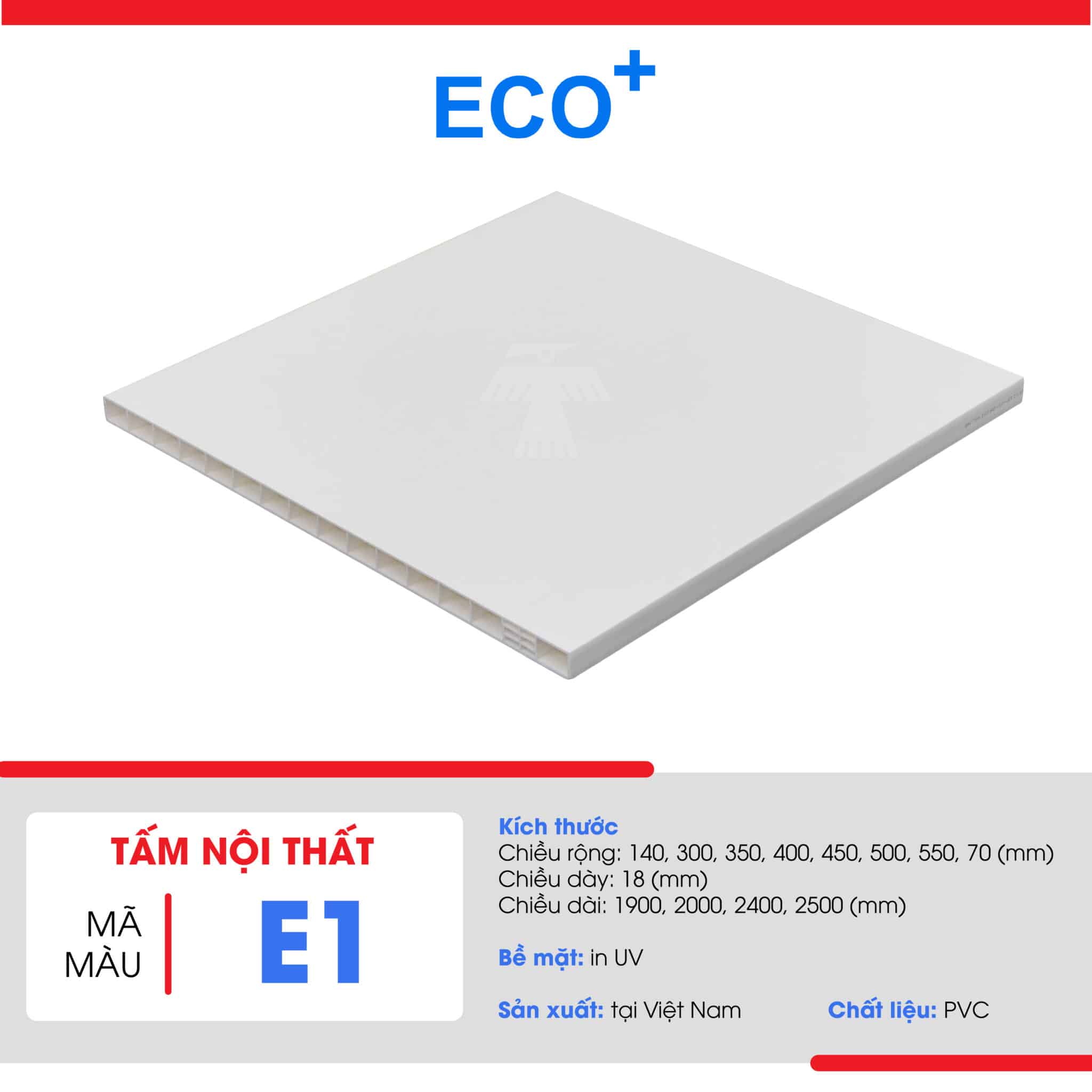 Tấm nội thất ECO+ màu E1