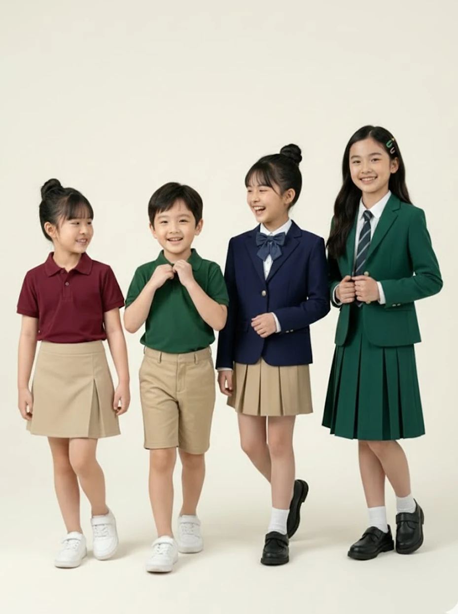Đồng phục học sinh phong cách Mỹ