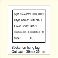 Sticker trên giấy decal
