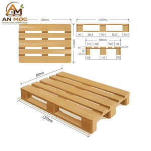 Pallet gỗ 4 hướng nâng