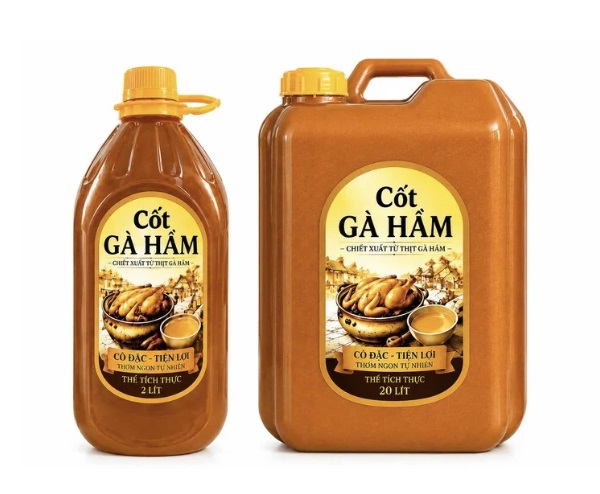 Cốt gà hầm