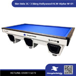 Bàn bida 3C - 3 Băng HLW-Alpha-W-01