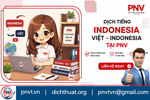 Dịch thuật công chứng tiếng Indonesia
