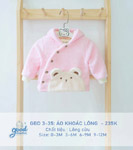 GBD3-35 áo khoác lông goodmama chất liệu lông cừu