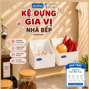 Kệ Dán Vuông Sọc Dutha - Size S