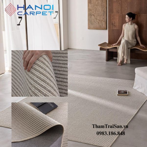 Thảm da thô 2 màu
