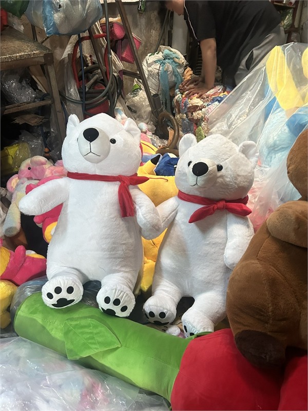 Gấu trắng nhồi bông